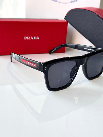 PRADA SHINY BLACK SUNGLASSES – PREMIUM COLLECTION