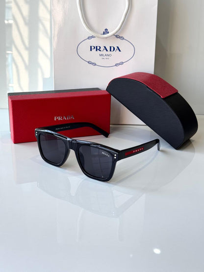 PRADA SHINY BLACK SUNGLASSES – PREMIUM COLLECTION